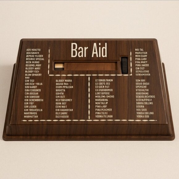 Vintage Bar Aid Drink Recipe Selector Mid-Century Cocktail Guide 80 Recipes MCM - Picture 1 of 5